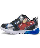 Marvel Toddler Boys Avengers Adjustable Strap Casual Sneakers from Finish Line