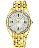 GV2 by Gevril Women's Palermo Swiss Quartz Gold-Tone Stainless Steel Watch 35mm