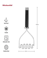 KitchenAid Gourmet Stainless Steel Wire Masher, 10.24"