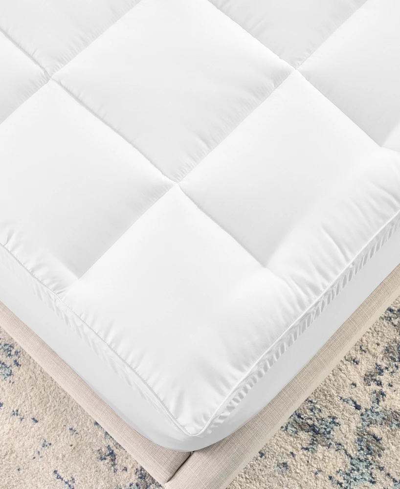 ProSleep 4" Hybrid Fiber and Memory Foam Mattress Topper, Queen, Created for Macy's