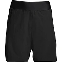 Lands' End Women's Long 9" Quick Dry Modest Swim Shorts with Panty