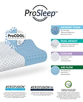ProSleep Cool Comfort Memory Foam Contour Pillow, King, Created for Macy's
