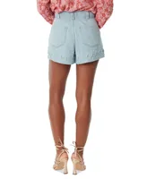 Sam Edelman Women's Elena High-Rise Relaxed Shorts