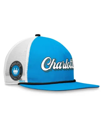 Men's Fanatics Blue, White Charlotte Fc True Classic Golf Snapback Hat