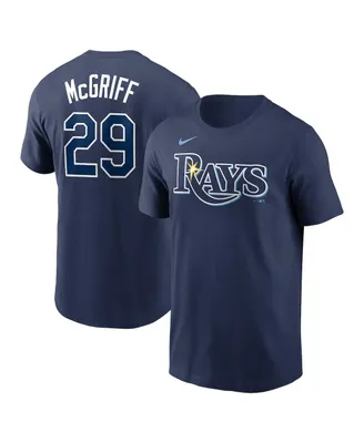 Men's Nike Fred McGriff Navy Tampa Bay Rays Name and Number T-shirt