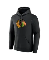 Men's Fanatics Chicago Blackhawks Primary Logo Pullover Hoodie