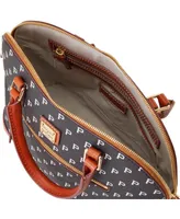 Women's Dooney & Bourke Pittsburgh Pirates Signature Domed Zip Satchel Purse