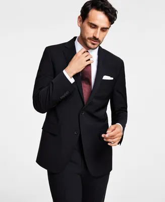 B by Brooks Brothers Men's Classic-Fit Stretch Wool Blend Suit Separates Jacket