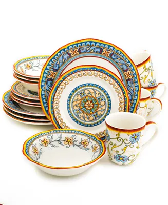 Euro Ceramica Duomo 16 Piece Dinnerware Set