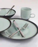 Euro Ceramica Diana 16 Piece Modern Dinnerware Set