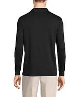 Lands' End Men's Long Sleeve Cotton Supima Polo Shirt