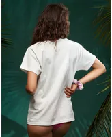 Roxy Juniors' Yang World Oversized-Fit Graphic T-Shirt