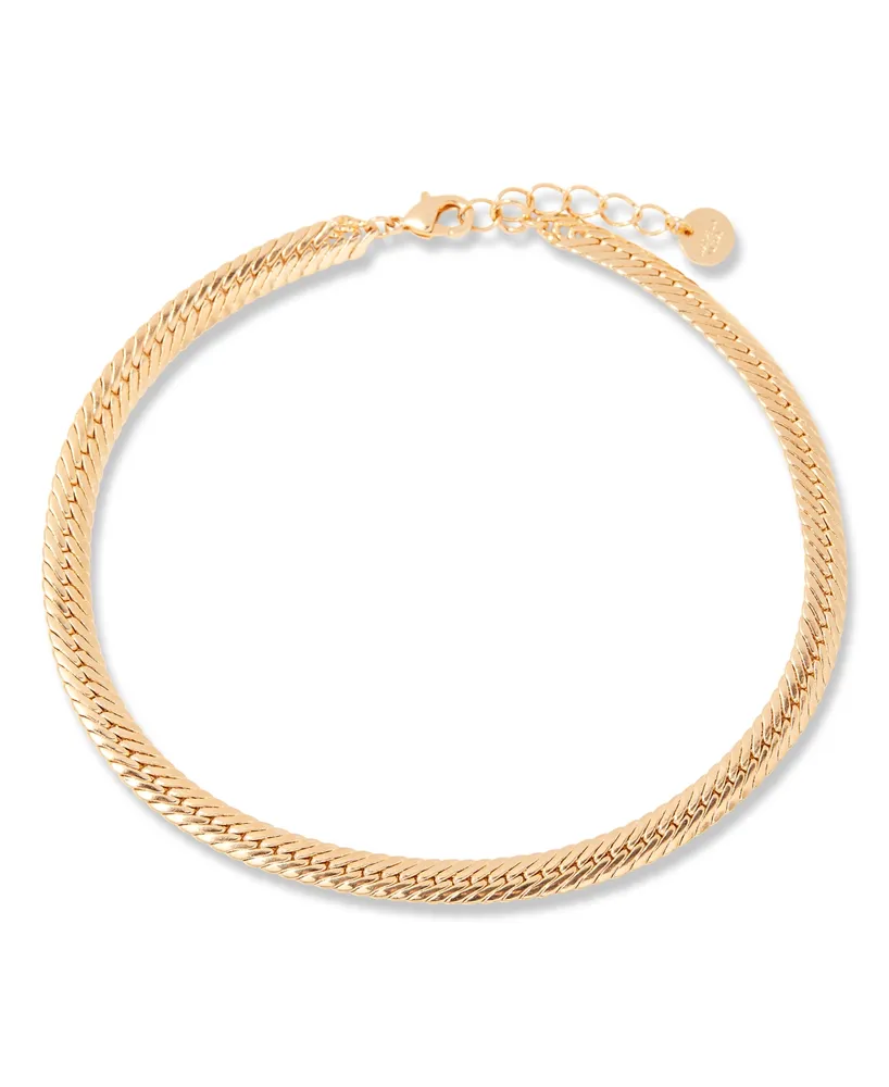 brook & york 14K Gold-Plated Wells Chain Anklet