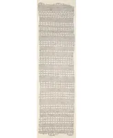 Bb Rugs Natural Wool NWL26 2'6" x 8' Runner Area Rug