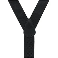 Trafalgar Classic Solid Color 38mm Convertible Suspenders