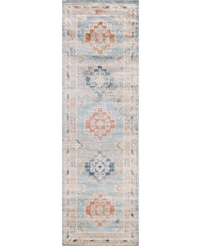 Bb Rugs Novo NOV301 2'6" x 8' Runner Area Rug