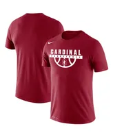 Men's Nike Cardinal Stanford Cardinal Basketball Drop Legend Performance T-shirt