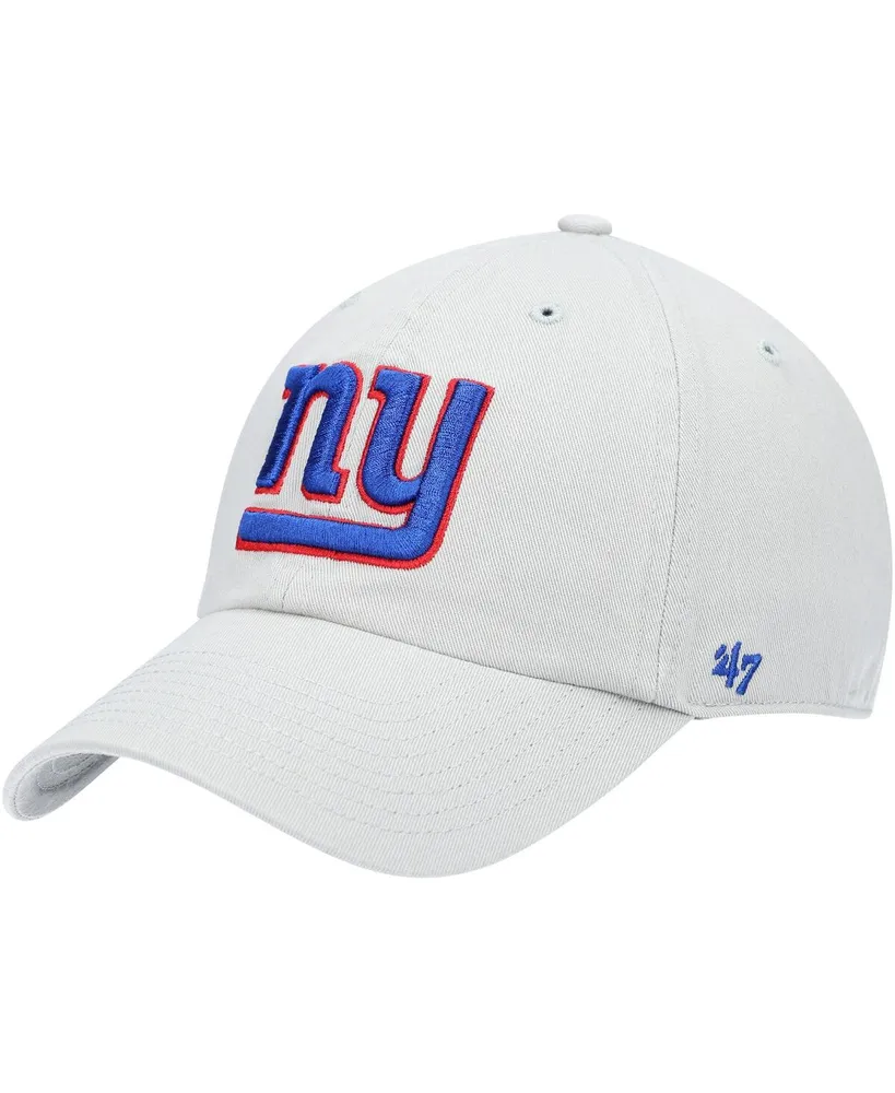 Men's '47 Brand Gray New York Giants Team Clean Up Adjustable Hat