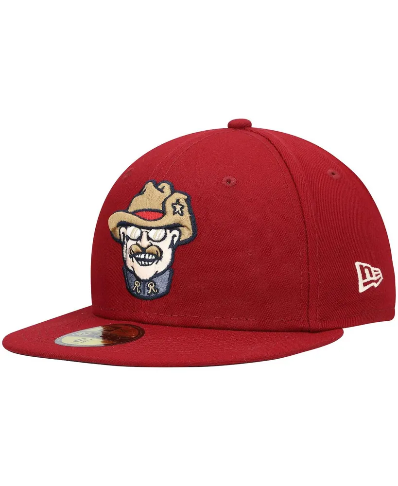 Men's New Era Red Frisco RoughRiders Authentic Collection Team Alternate 59FIFTY Fitted Hat