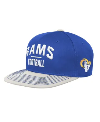 Big Boys and Girls Royal Los Angeles Rams Lock Up Snapback Hat