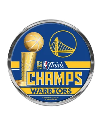 Wincraft Golden State Warriors 2022 Nba Finals Champions Metal Domed Auto Emblem