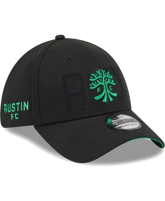 Men's New Era Black Austin Fc Kick Off 39THIRTY Flex Hat