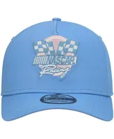 Men's New Era Light Blue, Pink Nascar 9FORTY A-Frame Snapback Hat