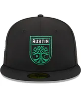 Men's New Era Black Austin Fc Patch 59Fifty Fitted Hat