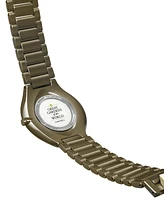 Rado Unisex Swiss True Thinline x Great Gardens of the World Olive Green High-Tech Ceramic Bracelet Watch 39mm