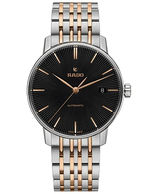 Rado Unisex Swiss Automatic Coupole Classic Two-Tone Stainless Steel Bracelet Watch 38mm