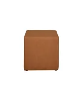 Lifestyle Solutions Studio Living 29.5" Newcastle Faux Leather Ottoman