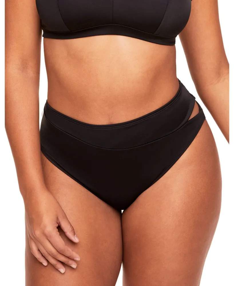 Adore Me Plus Demi Swimwear High waist Bikini Bottom