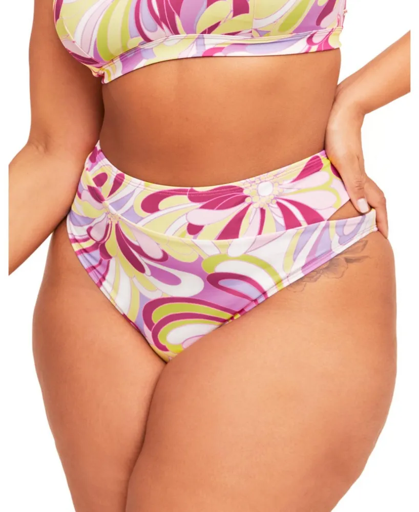 Adore Me Plus Darby Swimwear High-Waist Bikini Bottom