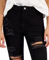GoGo Jeans Juniors' High Rise Destructed Skinny Dream Jeans