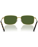 Ray-Ban Unisex Polarized Sunglasses, RB3717 - Gold