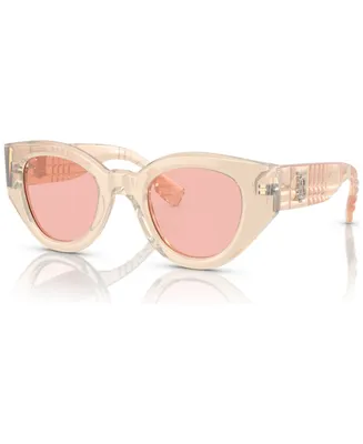 Burberry Women's Low Bridge Fit Sunglasses, Meadow