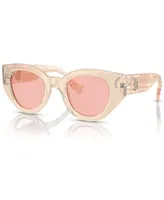 Burberry Women's Low Bridge Fit Sunglasses, Meadow