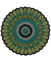 Lr Home Valentin VLNTA03540 5' x 5' Round Area Rug