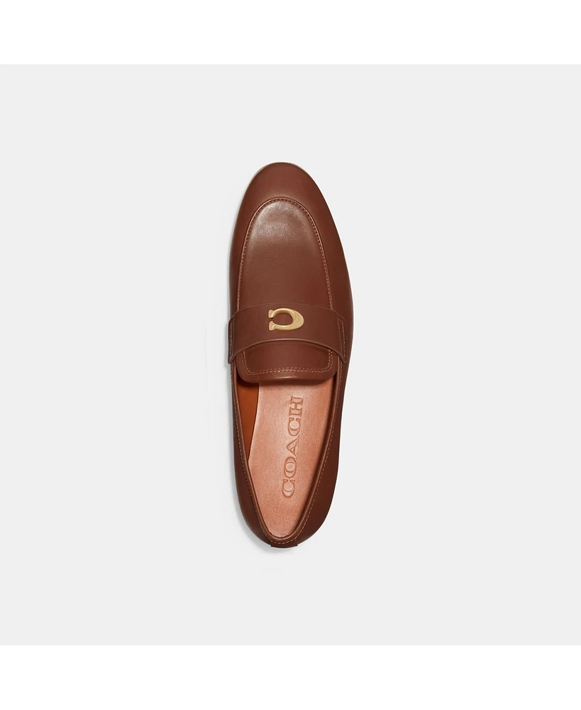 Coach Men's Sculpt C Leather Slip-On Loafers