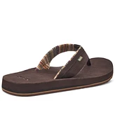 Sanuk Men's Ziggy Suede Flip-Flops