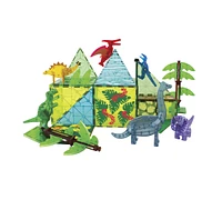 Magna-tiles Magna-tiles Dino World Xl 50-Piece Magnetic Construction Set, Ages 3+