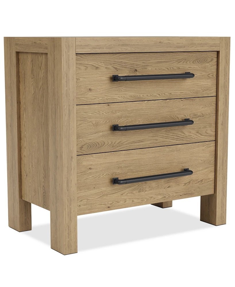 Davie 3-Drawer Nightstand