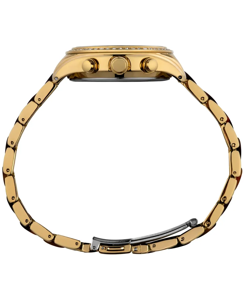 Timex Women's Quartz Analog Premium Dress Alloy Gold-Tone Watch 38mm - Gold