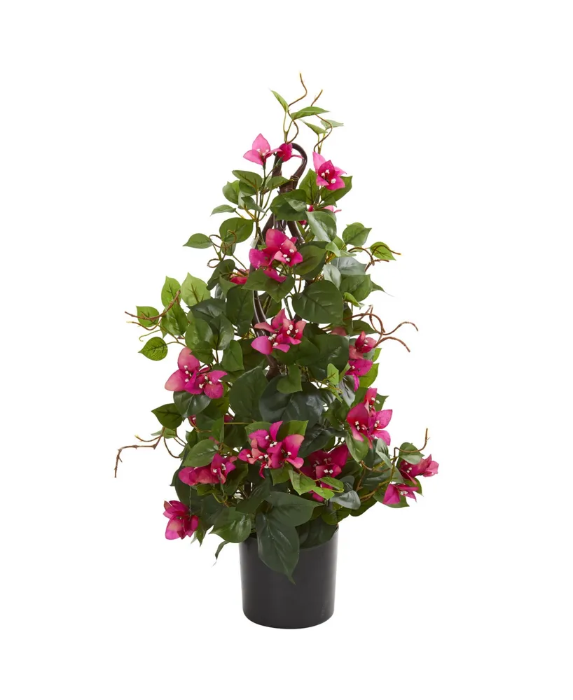 Nearly Natural 24" Bougainvillea Artificial Climbing Plant