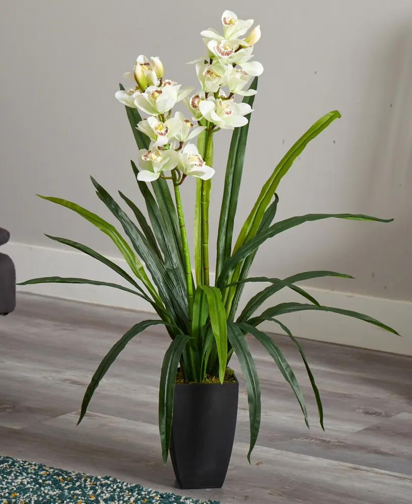 Nearly Natural 39" Cymbidium Orchid Artificial Plant