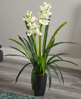 Nearly Natural 39" Cymbidium Orchid Artificial Plant