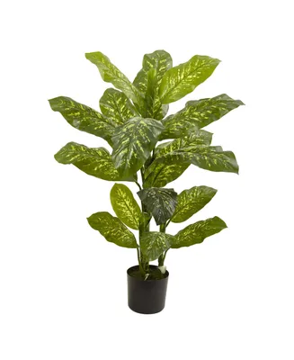 Nearly Natural 4' Dieffenbachia Plant - Real Touch
