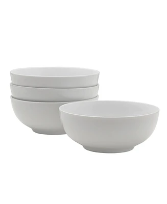 Fitz and Floyd Everyday Whiteware Cereal Bowl 4 Piece Set