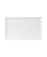 Fitz and Floyd Everyday Whiteware Rectangular Rim Platter