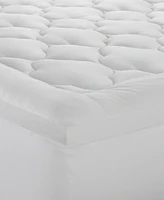 Ella Jayne Lofty 100% Cotton Plush Gel Fiber Filled Mattress Topper